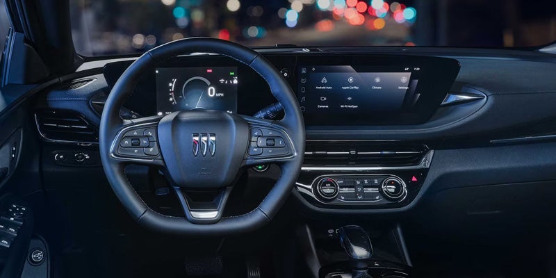 2026 Buick Envista interior showing the infotainment display