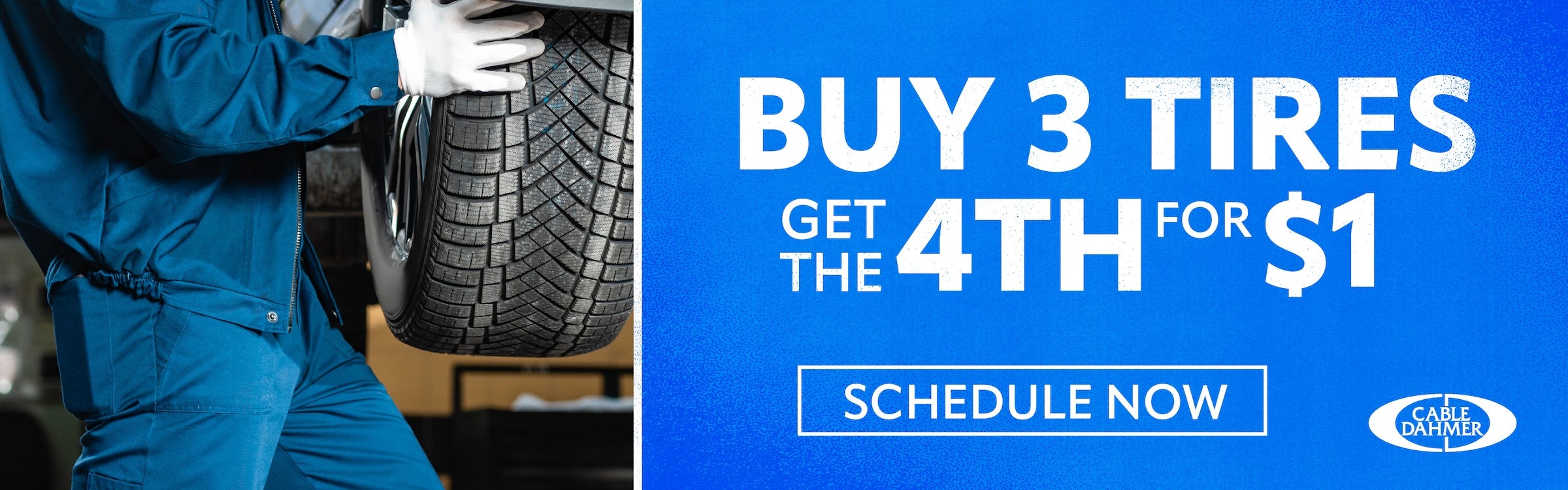 Buy 3 Tires, Get 4th for $1