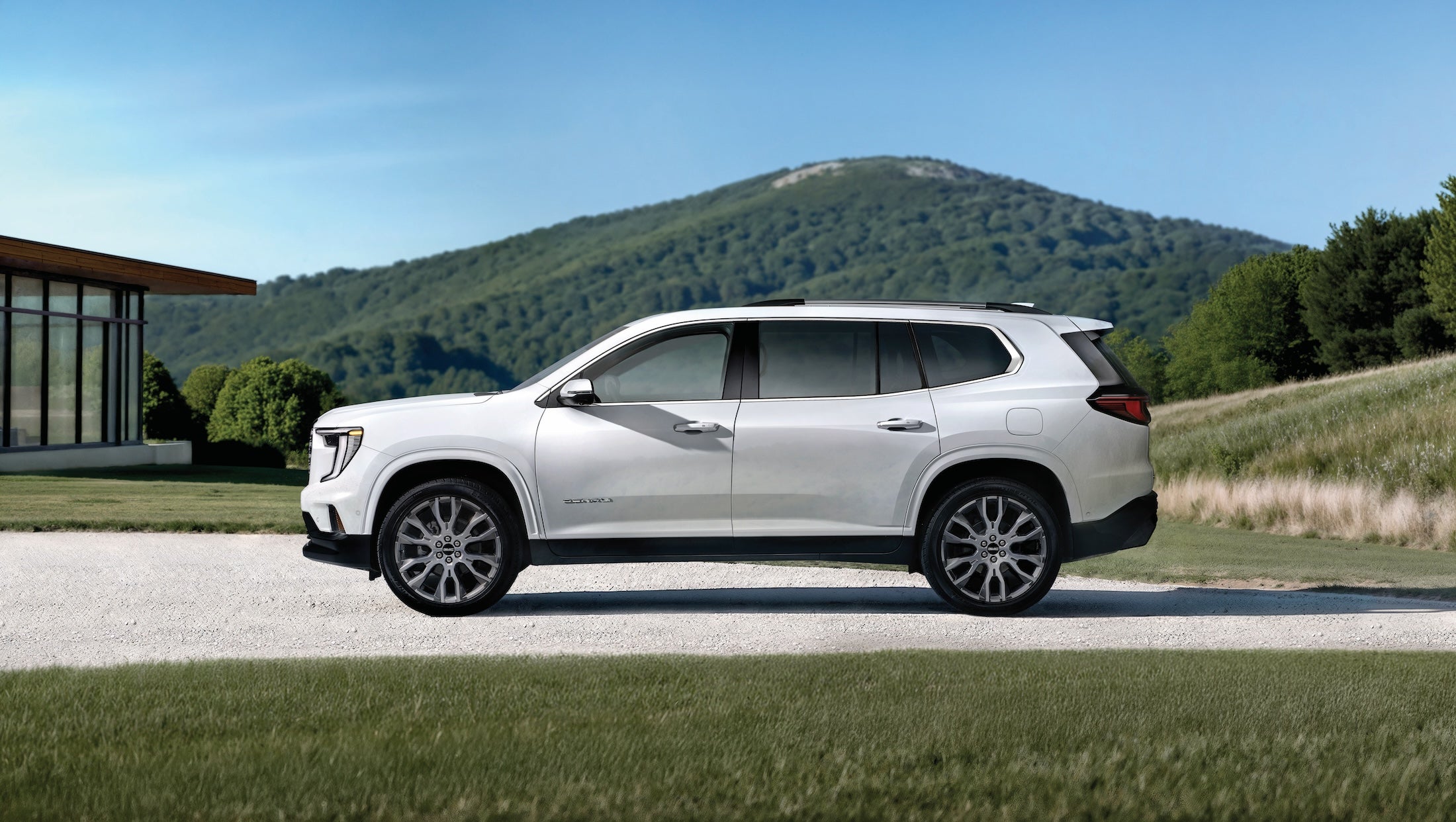 New GMC Acadia white
